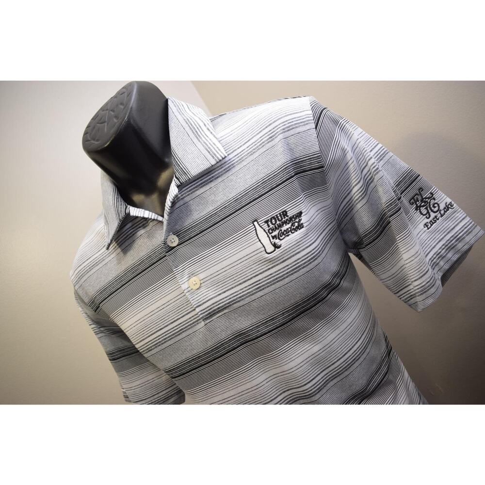 Adidas Golf Polo ClimaLite East Lake Tour Championship Athletic Shirt Mens Small